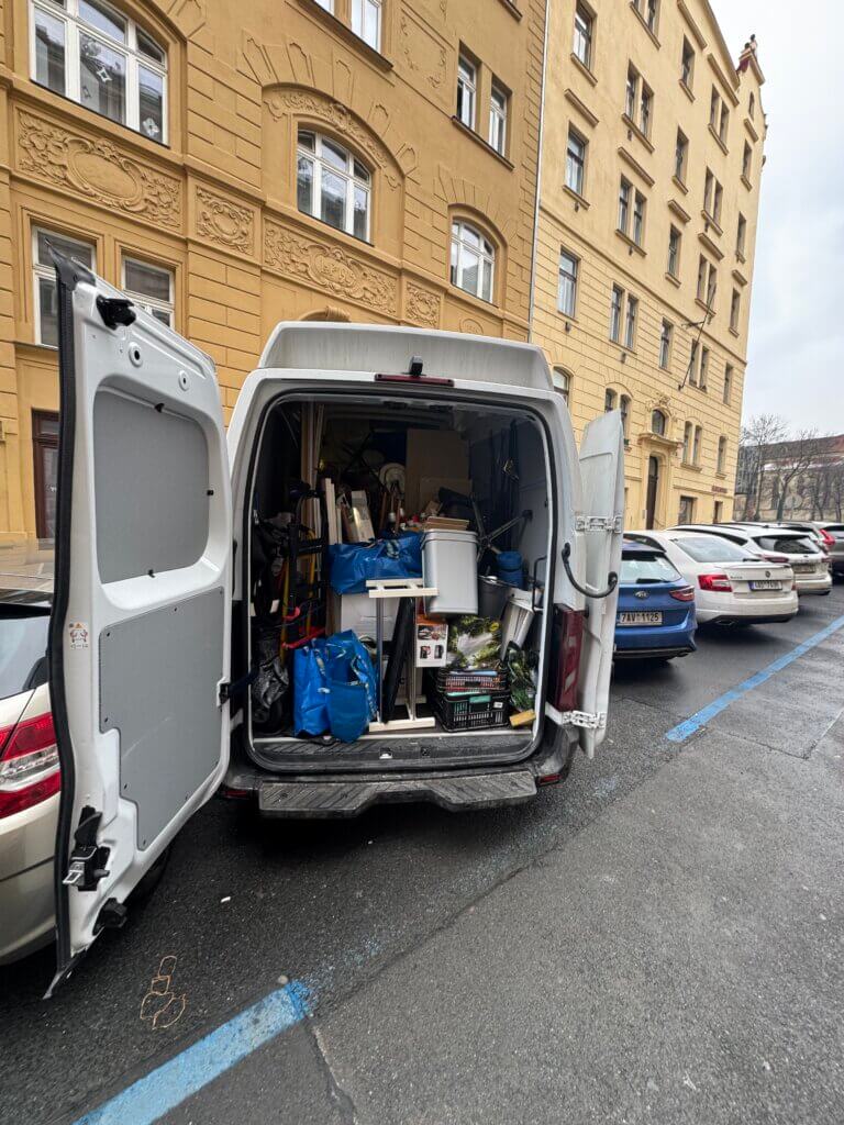 nakladni taxi Praha dodavka